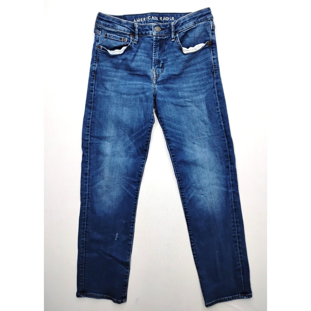 American Eagle Outfitters Original Straight Dark Mens Jeans Size 31x32